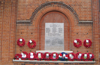 Memorial poppies